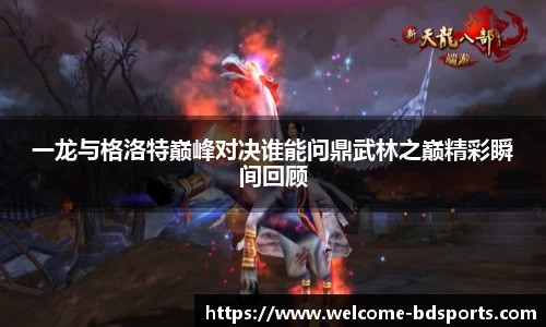 一龙与格洛特巅峰对决谁能问鼎武林之巅精彩瞬间回顾